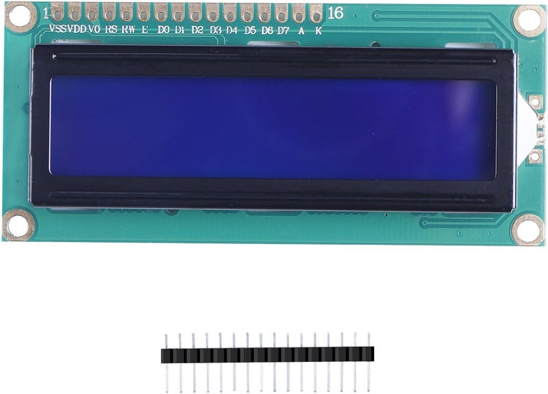 SunFounder LCD1602 Module with 3.3V Backlight Compatible with Arduino R3 Mega2560 Raspberry Pi 16x2 Character White on Blue Background - Image 3